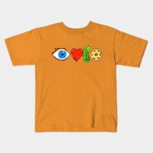 I love pickle ball with blue eye Kids T-Shirt